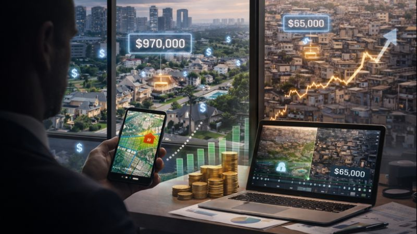 Alex Nabuco dos Santos analisa imóveis em mercados assimétricos e informação estratégica.